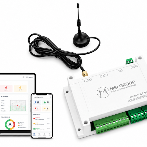 Thiết bị giám sát và điều khiển từ xa qua sóng Lora tích hợp IOT(Model: CT003)